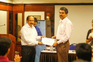 4.special recognition award for student branch counsellor from IEEE Kochi Subsection 2016 to Prof. Joseph K D