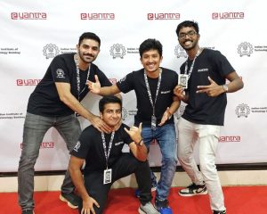 Congratulations to Team Kevin Jacob Senoj, Alan Nelson, Ashwin P Joby and Allen Mammen Abraham for securing Fourth Position in e-Yantra Robotics Competition hosted by IIT Bombay